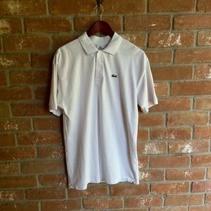 Lacoste Polo Shirt great condition white color